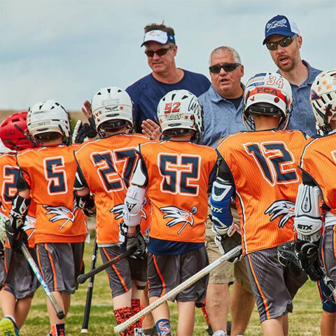 Custom sublimated lacrosse uniform design